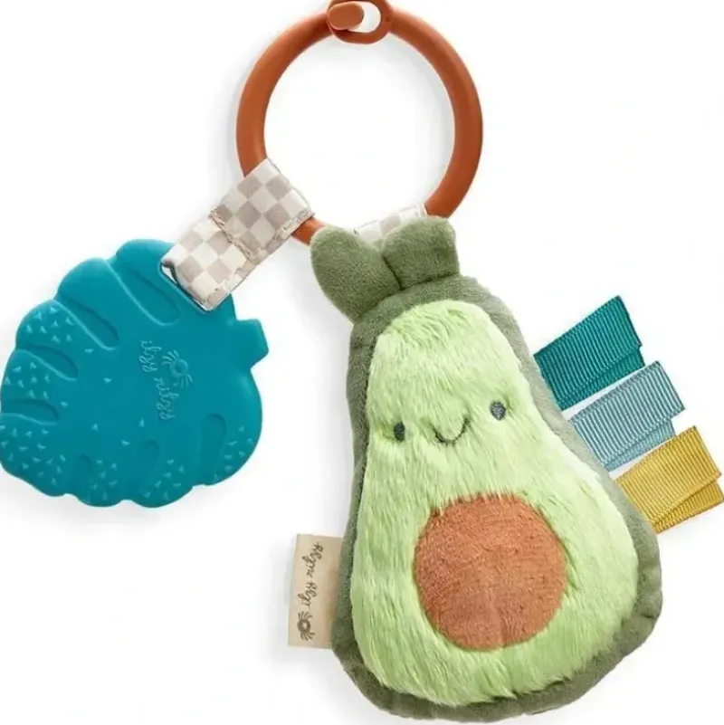 Stroller|Itzy Ritzy - Pal Plush + Teether, Avocado - cutbabycare.com | baby boutique & care hub