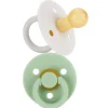 Shop All|Itzy Ritzy - 2Pk Mint & White Natural Rubber Pacifiers - cutbabycare.com | baby boutique & care hub