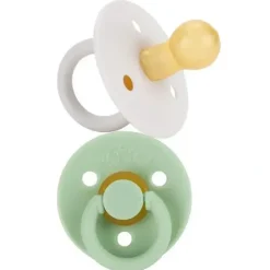 Shop All|Itzy Ritzy - 2Pk Mint & White Natural Rubber Pacifiers - cutbabycare.com | baby boutique & care hub