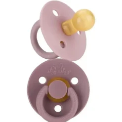 Shop All|Itzy Ritzy - 2Pk Orchid & Lilac Natural Rubber Pacifiers - cutbabycare.com | baby boutique & care hub