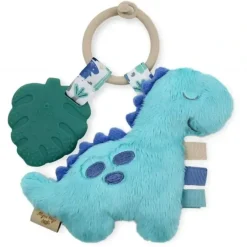Stroller|Itzy Ritzy - Plush Pal Silicone Teether, Dino - cutbabycare.com | baby boutique & care hub
