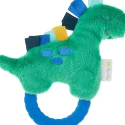 Shop All|Itzy Ritzy - Plush Rattle Pal With Teether Dino - cutbabycare.com | baby boutique & care hub