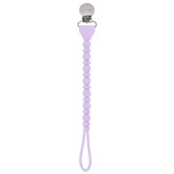 Shop All|Itzy Ritzy - Sweetie Strap Silicone One-Piece Pacifier Clip, Purple Diamond - cutbabycare.com | baby boutique & care hub