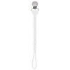 Shop All|Itzy Ritzy - Sweetie Strap Silicone One-Piece Pacifier Clip, White - cutbabycare.com | baby boutique & care hub