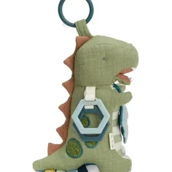 Stroller|Itzy Ritzy Activity Plush Toy w/Teethe Dino - cutbabycare.com | baby boutique & care hub