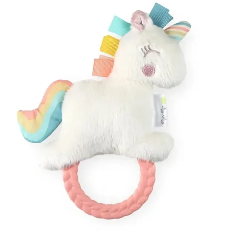 Stroller|Itzy Ritzy Rattle Pal Plush With Teether Unicorn - cutbabycare.com | baby boutique & care hub