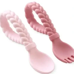 Shop All|Itzy Ritzy Sweetir Spoons Sliicone Baby Utensild Set Pink - cutbabycare.com | baby boutique & care hub