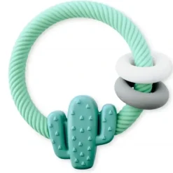 Shop All|Itzy Ritzy With Teething Rings - Cactus - cutbabycare.com | baby boutique & care hub