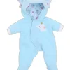 Shop All|JC Toys - Berenguer Boutique Baby Doll Outfit, Blue Elephant Themed Hooded Onesie, Ages 2+ - cutbabycare.com | baby boutique & care hub