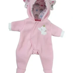 Shop All|JC Toys - Berenguer Boutique Baby Doll Outfit, Pink Elephant Themed Hooded Onesie, Ages 2+ - cutbabycare.com | baby boutique & care hub