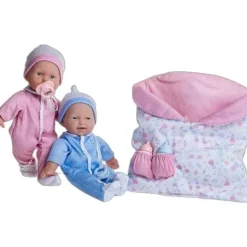 Shop All|JC Toys - La Baby 11 Soft Body Twin Baby Dolls, Removable Outfits and Reversible Sleeping Bag & Accessories - cutbabycare.com | baby boutique & care hub