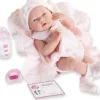 Shop All|JC Toys - Real Girl Baby Doll La Newborn Pink Knit Outfit & Accessories, Ages 2+ - cutbabycare.com | baby boutique & care hub