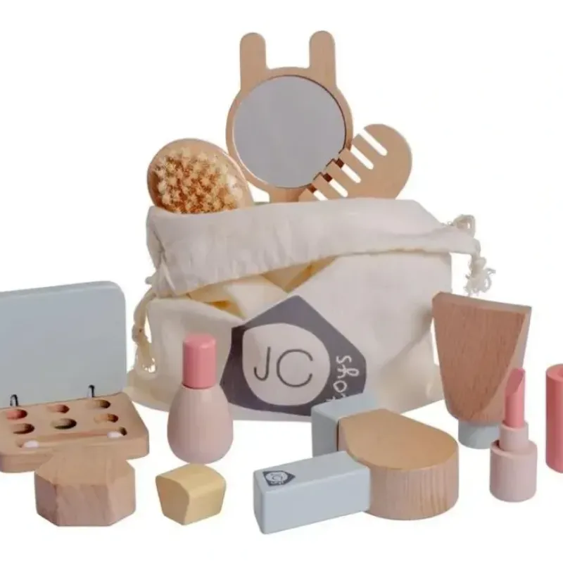 Shop All|JC Toys - Real Wood 10 Piece Personal Care-Make Up Set, Parfait Collection, Ages 3+, Twiggly Toys - cutbabycare.com | baby boutique & care hub