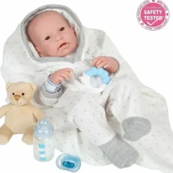 Shop All|JC Toys Real Boy Baby Doll W/Baby Doll Accessories 9pc - cutbabycare.com | baby boutique & care hub