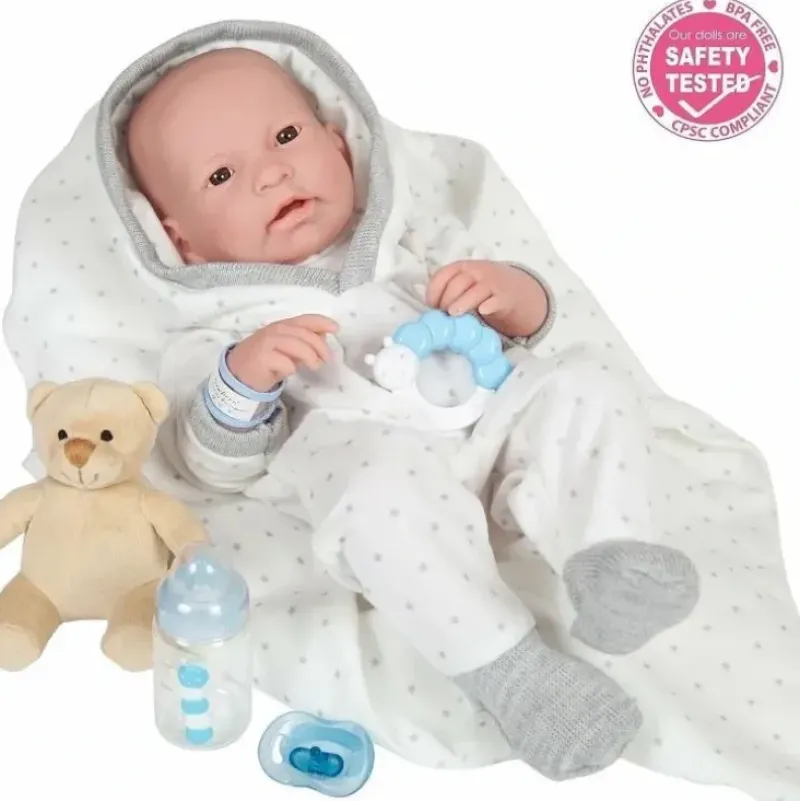 Shop All|JC Toys Real Boy Baby Doll W/Baby Doll Accessories 9pc - cutbabycare.com | baby boutique & care hub