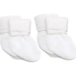 Shop All|Jefferies Socks - Bubble Bootie 2 Pk, White/White - cutbabycare.com | baby boutique & care hub