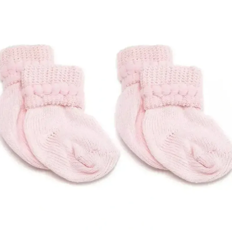 Shop All|Jefferies Socks - Bubble Bootie 2 Pk, Pink/Pink - cutbabycare.com | baby boutique & care hub