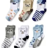 Shop All|Jefferies Socks - Non-Skid Dog Socks 6 Pk, 4-5.5, Multi - cutbabycare.com | baby boutique & care hub