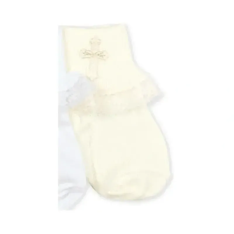 Shop All|Jefferies Socks Cotton Christening II, Pearl White (1-Pack) - cutbabycare.com | baby boutique & care hub