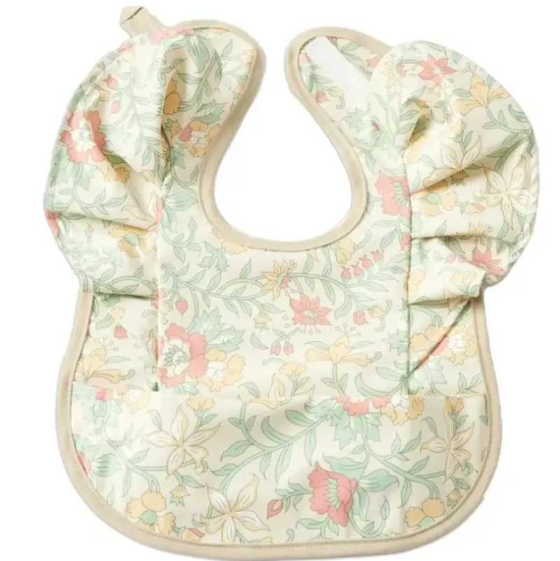 Shop All|Jiggle & Giggle Polyester Spring Garden Frilled Bib Baby/Infant Burp/Feeding - cutbabycare.com | baby boutique & care hub