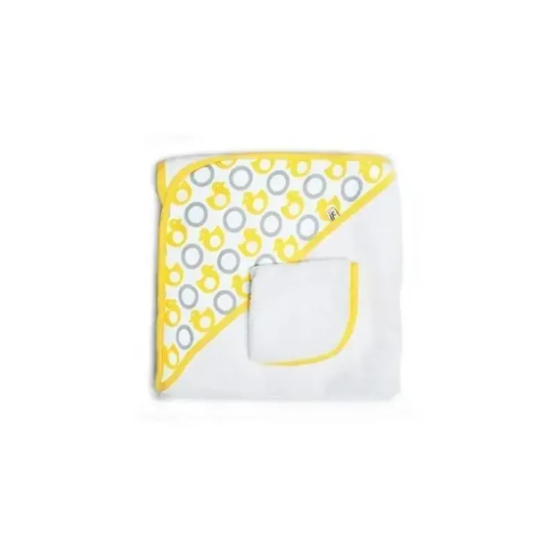 Bath Potty|JJ Cole - Hooded Towel - Yellow Ducks - cutbabycare.com | baby boutique & care hub