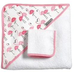 Shop All|JJ Cole - Hooded Towel, Flamingos - cutbabycare.com | baby boutique & care hub