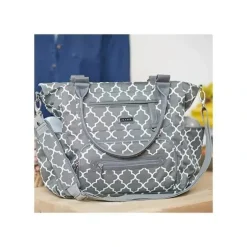 Stroller|JJ Cole Satchel Diaper Bag - Navy Arbor - cutbabycare.com | baby boutique & care hub