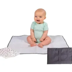 Health Safety|J.L. Childress - Healthy Habits, Baby Changing Pad BUNDLE, Extra-Large, Grey - cutbabycare.com | baby boutique & care hub