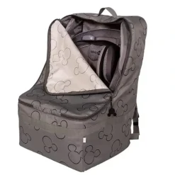 Stroller|J.L. Childress - Ultimate Backpack Car Seat Travel Bag, Mickey Grey - cutbabycare.com | baby boutique & care hub
