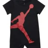 Shop All|Jordan Baby - Boy Jumpmen Romper, Black And Red - cutbabycare.com | baby boutique & care hub