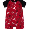Shop All|Jordan Baby - Boy Short Sleeve Air Jumbled Printed, Red - cutbabycare.com | baby boutique & care hub