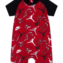 Shop All|Jordan Baby - Boy Short Sleeve Air Jumbled Printed, Red - cutbabycare.com | baby boutique & care hub