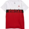 Shop All|Jordan Baby - Color Block Toddler Tshirt, Gym Red - cutbabycare.com | baby boutique & care hub