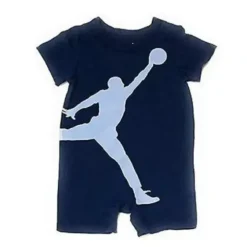 Shop All|Jordan Baby - Jumperman Romper, Navy - cutbabycare.com | baby boutique & care hub