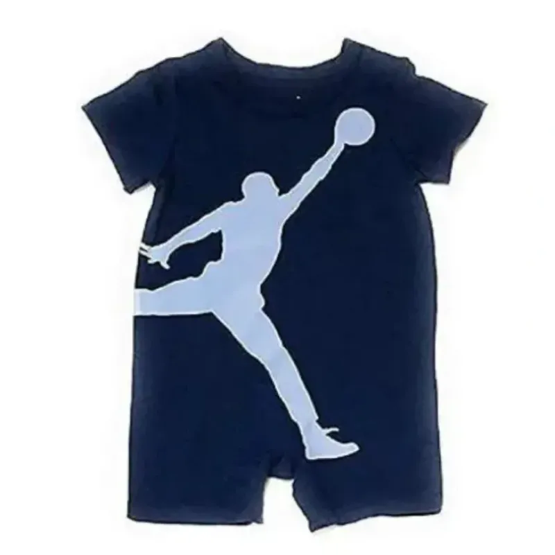Shop All|Jordan Baby - Jumperman Romper, Navy - cutbabycare.com | baby boutique & care hub