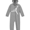 Shop All|Jordan Baby - Unisex Full-Zip Coverall, Grey - cutbabycare.com | baby boutique & care hub