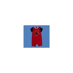 Shop All|Jordan Baby Boy Jumpmen Romper, Red & Black with Lettering - cutbabycare.com | baby boutique & care hub