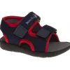 Shop All|Josmo - Baby Boy Polo Sandal, Black/Red - cutbabycare.com | baby boutique & care hub