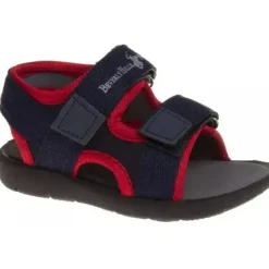 Shop All|Josmo - Baby Boy Polo Sandal, Black/Red - cutbabycare.com | baby boutique & care hub