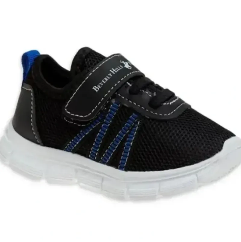 Shop All|Josmo - Beverly Hills Polo Club Toddlers Boy Sneakers, Black/Blue - cutbabycare.com | baby boutique & care hub