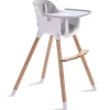 Shop All|JOY BABY Amelia 2-in-1 Timber Highchair - Grey - cutbabycare.com | baby boutique & care hub