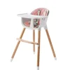 Shop All|JOY BABY Amelia 2-in-1 Timber Highchair - Pink - cutbabycare.com | baby boutique & care hub