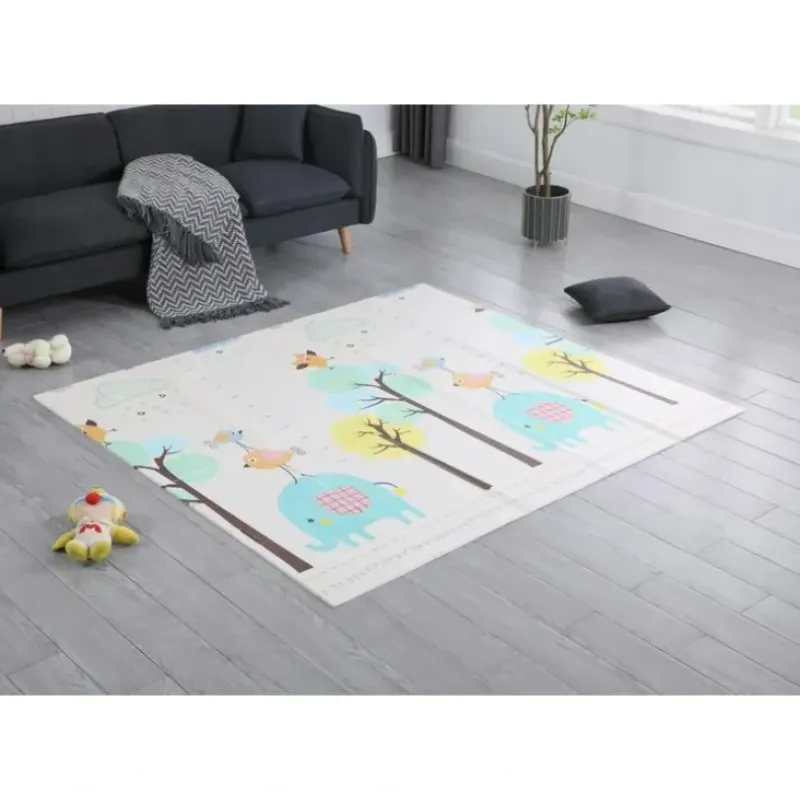 Shop All|Joy Baby Smartplay Reversible Lightweight Foldable Play Mat - Elephant Home - cutbabycare.com | baby boutique & care hub