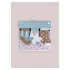Shop All|Jujube - Baby Socks Trio, Howdy Partner Blue - cutbabycare.com | baby boutique & care hub