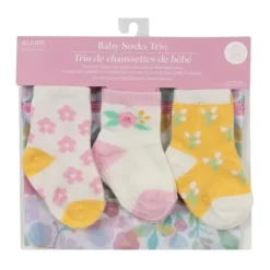 Shop All|Jujube - Baby Socks Trio, Sweet Daisy - cutbabycare.com | baby boutique & care hub