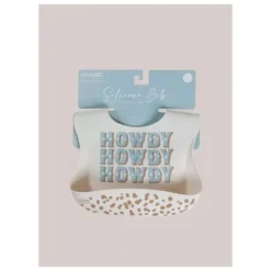 Shop All|Jujube - Silicone Bib, Howdy Partner Blue - cutbabycare.com | baby boutique & care hub