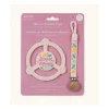 Shop All|Jujube - Silicone Teether Ring With Detachable Clip, Sweet Daisy - cutbabycare.com | baby boutique & care hub