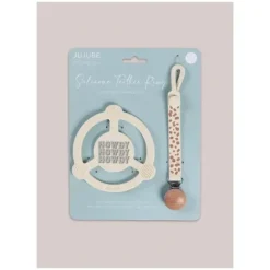 Shop All|Jujube - Silicone Teether Ring With Detachable Clip, Bloomin' Boot - cutbabycare.com | baby boutique & care hub