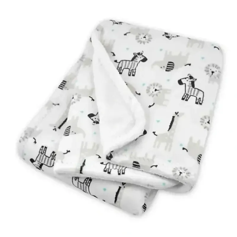 Shop All|Just Born - Animal Print Plush Blanket - cutbabycare.com | baby boutique & care hub