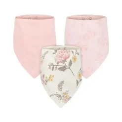 Shop All|Just Born - 3Pk Baby Girl Bib One Size, Vintage Floral - cutbabycare.com | baby boutique & care hub